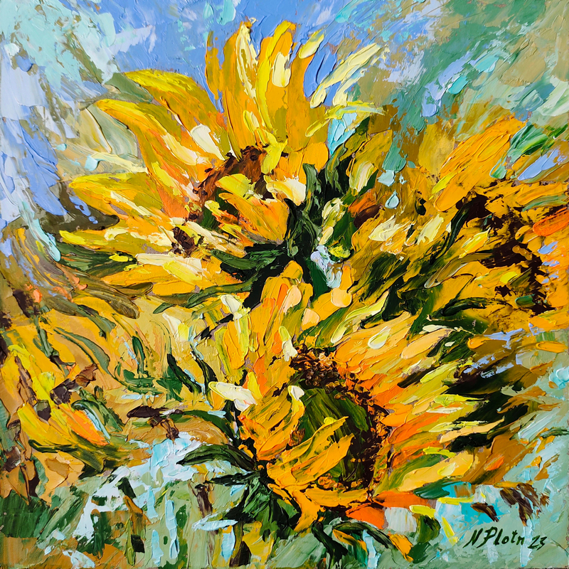 sunflower-painting